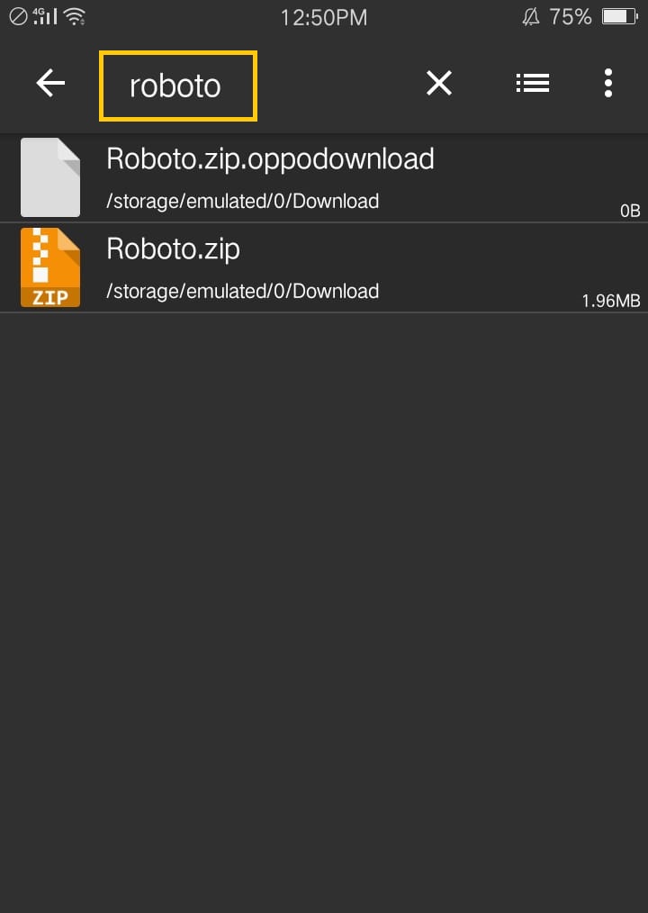 search roboto fonts